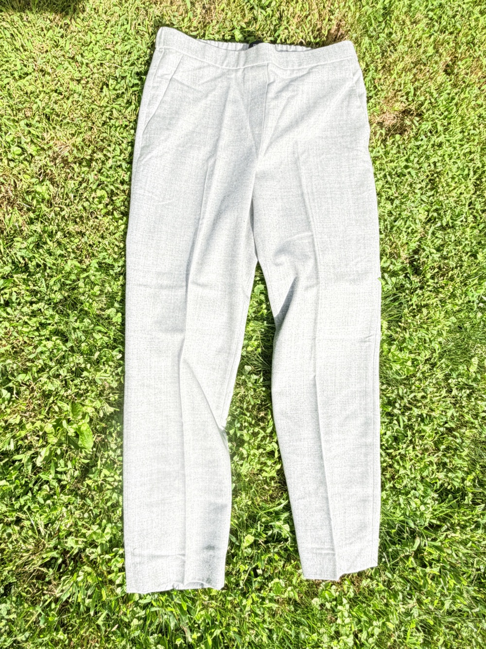 Theory Kids Gray Knit Casual Pants